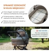 be4home materac owalny AREO dla niemowląt  - do kołyski, wózka i gondoli