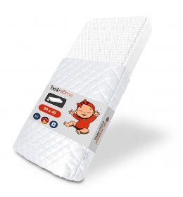 be4home materac dziecięcy AREO, do łóżeczka, kołyski, hipoalergiczny, oddychający, dwustronny