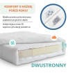 be4home materac dziecięcy AREO, do łóżeczka, kołyski, hipoalergiczny, oddychający, dwustronny
