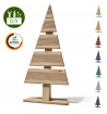 Choinka Dekoracja świąteczna Drewniana choinka z drewna modrzewiowego - 59 cm x 27 cm DIY