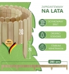 Rollborder - elastyczny płot ogrodzeniowy o wymiarach 200 x 10 cm