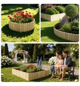 Rollborder - elastyczny płot ogrodzeniowy o wymiarach 200 x 20 cm