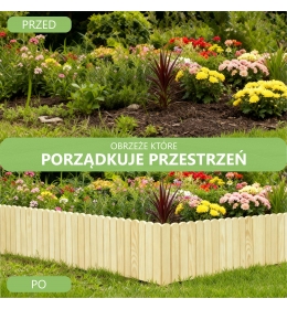 Rollborder - elastyczny płot ogrodzeniowy o wymiarach 200 x 20 cm
