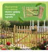 Palik leszczynowy dla płotów lub furtek śr. 6-8cm 3 sztuki